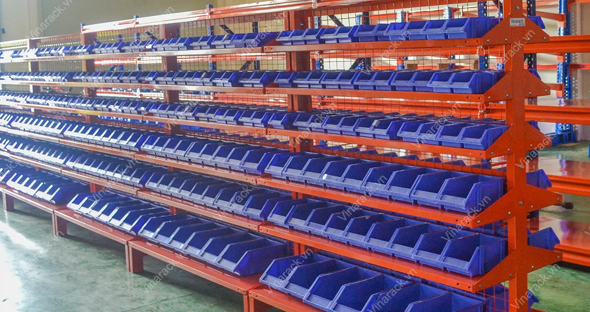 Kệ kho chứa phụ tùng linh kiện Unirack