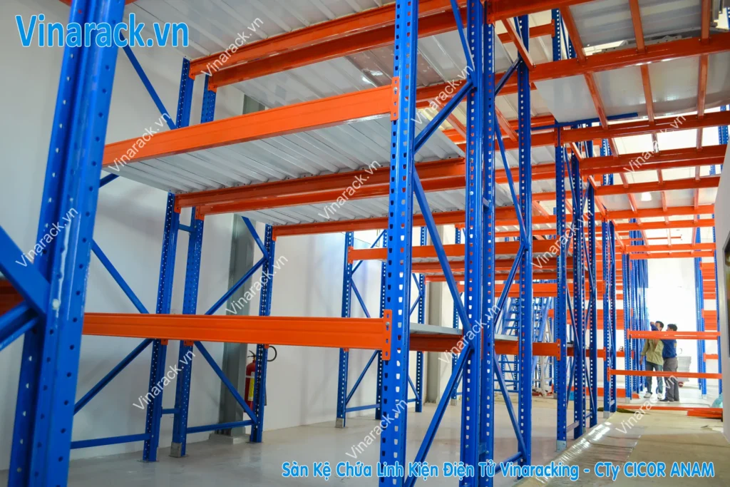 góc nhìn bên dưới kệ sàn nhìn lên