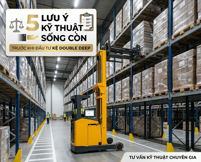 Kệ Double Deep: 5 lưu ý kỹ thuật sống còn