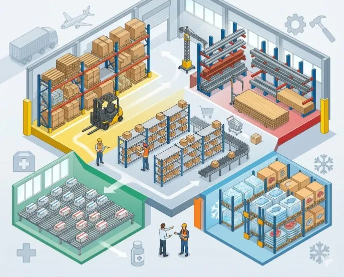 Cẩm nang lựa chọn kệ kho hàng công nghiệp tối ưu cho 5 ngành trọng điểm từ Unirack