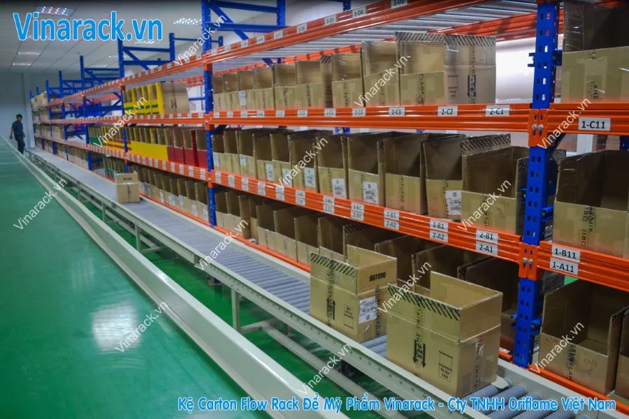 Kệ kho công nhiệp kệ Carton Flow