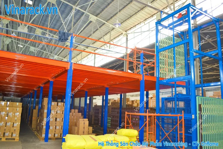 Kệ kho công nhiệp kệ sàn mezzanine