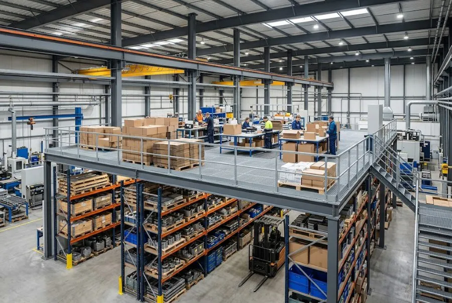 Kệ sàn lửng mezzanine công nghiệp