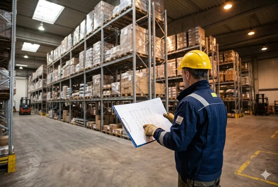 Khảo sát hiện trạng hệ thống kệ kho công nghiệp trước khi tháo dỡ