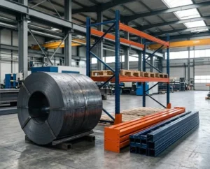 Vật liệu sản xuất kệ kho hàng công nghiệp: Cuộn phôi thép cán nóng SS400 và Q235