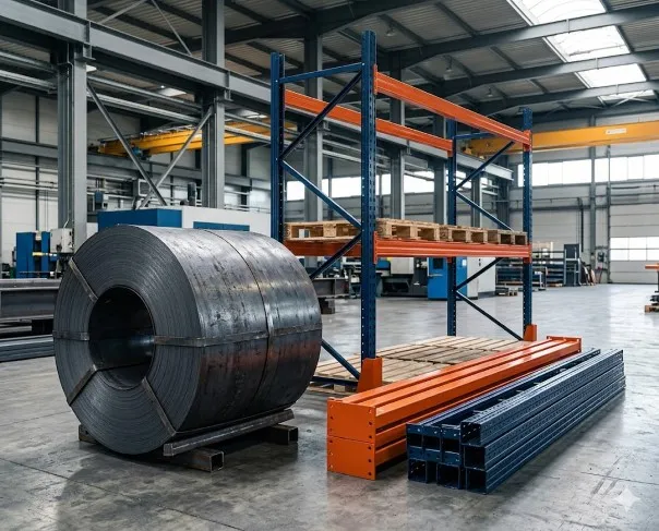 Vật liệu sản xuất kệ kho hàng công nghiệp: Cuộn phôi thép cán nóng SS400 và Q235