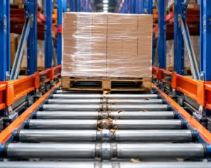 Hướng dẫn xử lý hiện tượng kẹt hàng trên kệ Pallet Flow trong kho hàng tự động