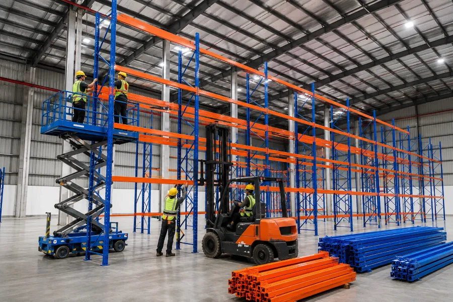 Thi công từ xưởng sản xuất giá kệ kho hàng tại TPHCM