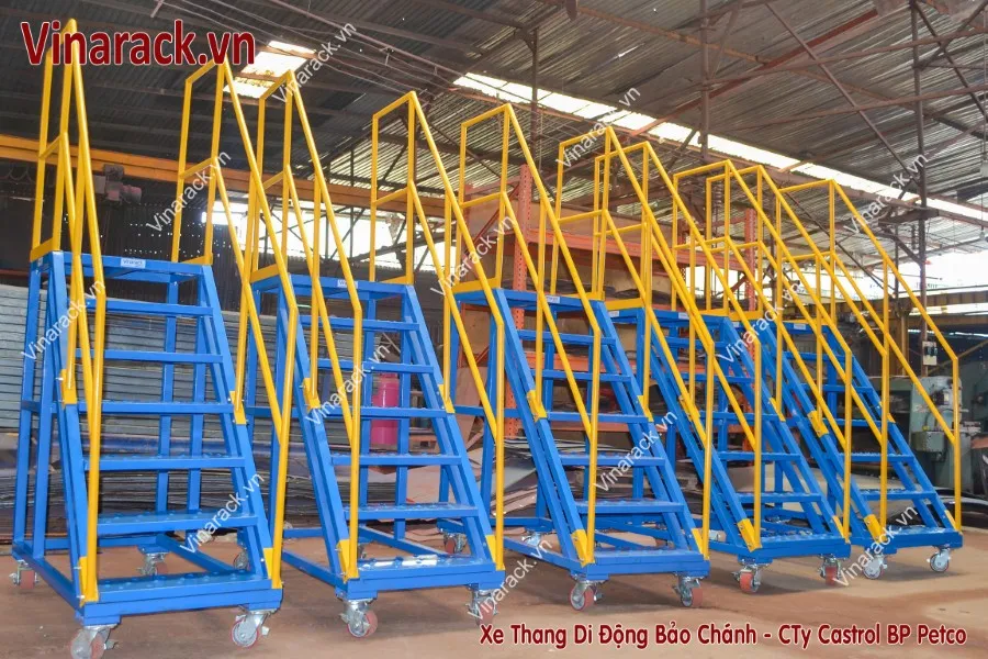 Thiết kế cấu tạo xe thang di động Unirack