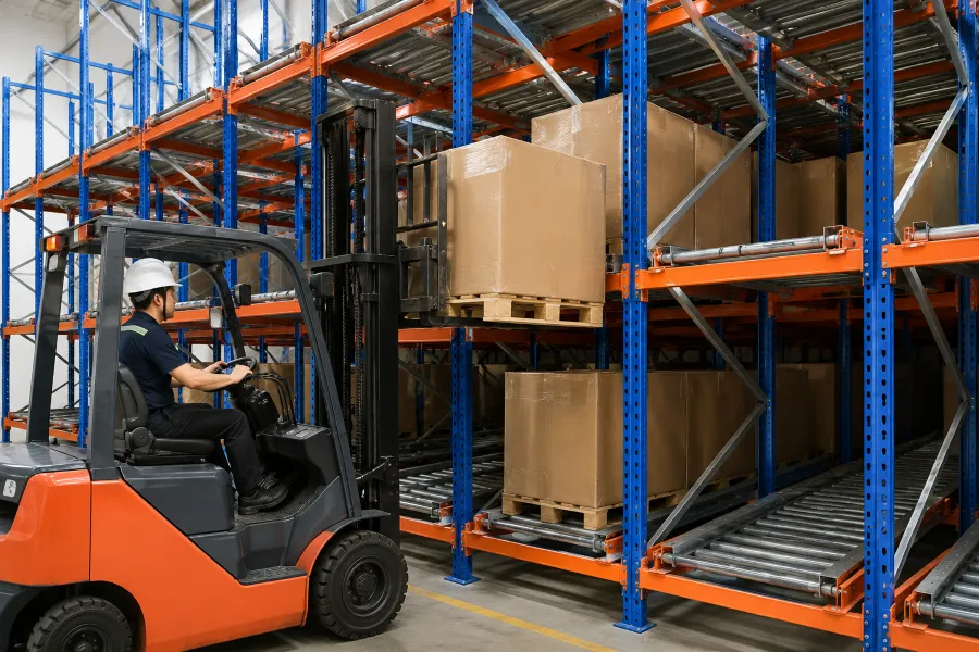Tư vấn lắp đặt kệ Push Back và kệ Pallet Flow an toàn