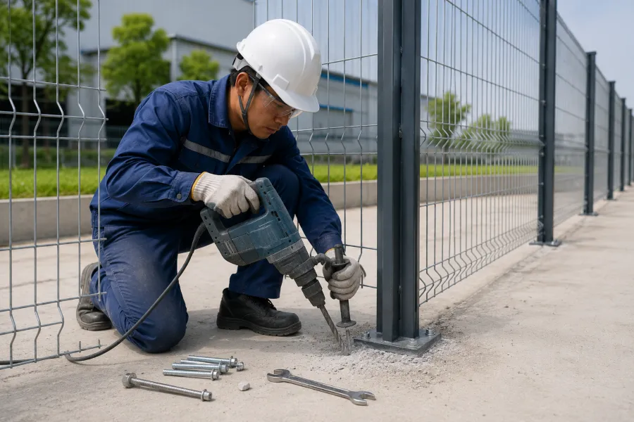 Nhà thầu thi công hàng rào lưới thép Đồng Nai