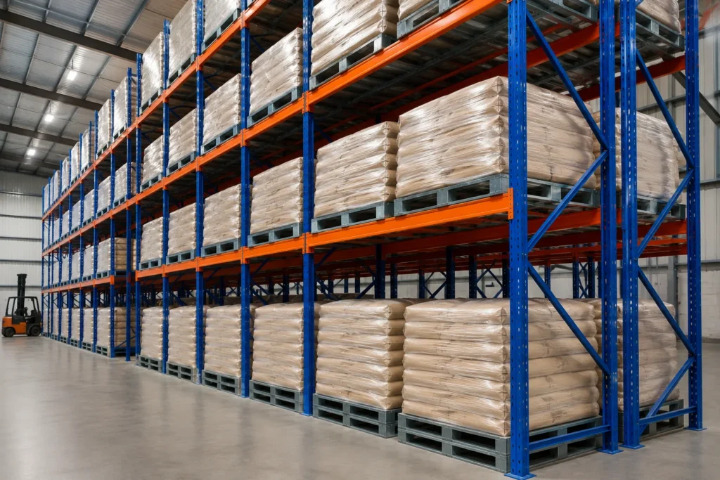 Dự án lắp đặt kệ sắt Pallet Cát Lái do Unirack thực hiện