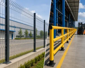 Hàng rào lưới thép Đồng Nai và lan can bảo vệ xưởng tại KCN Nhơn Trạch