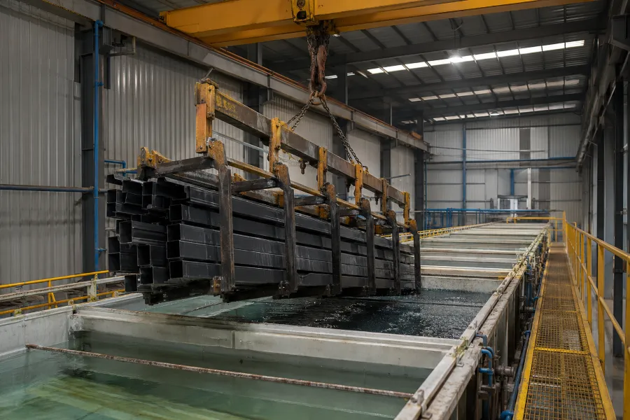 Tiền xử lý hóa chất trong quy trình sơn tĩnh điện 7 bể