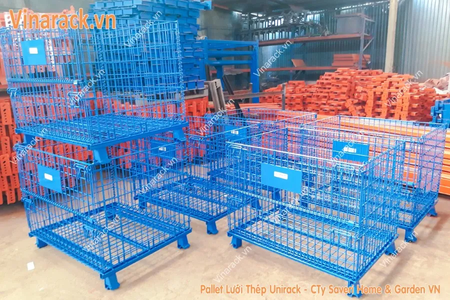 Khả năng chịu lực của pallet lưới xếp chồng