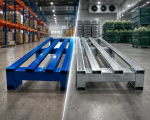 So sánh pallet thép sơn tĩnh điện và mạ kẽm