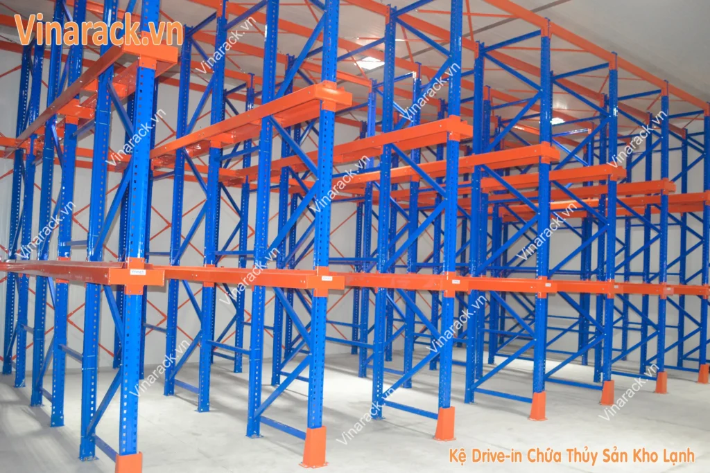 Tối ưu mật độ kho lạnh nông sản bằng kệ Drive-In Long An